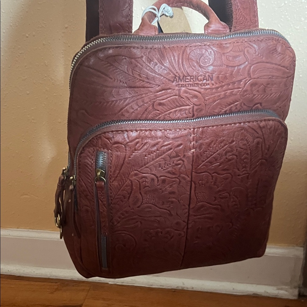American Leather Co. Brown Backpack